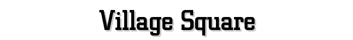 Village Square font